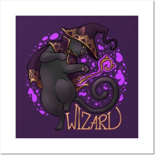 Wizard Cat - Videogame RPG class V.2 Posters and Art